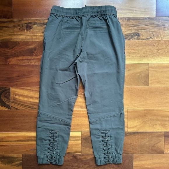 INC Lace-Up Cropped Jogger Pants - Picture 8 of 12